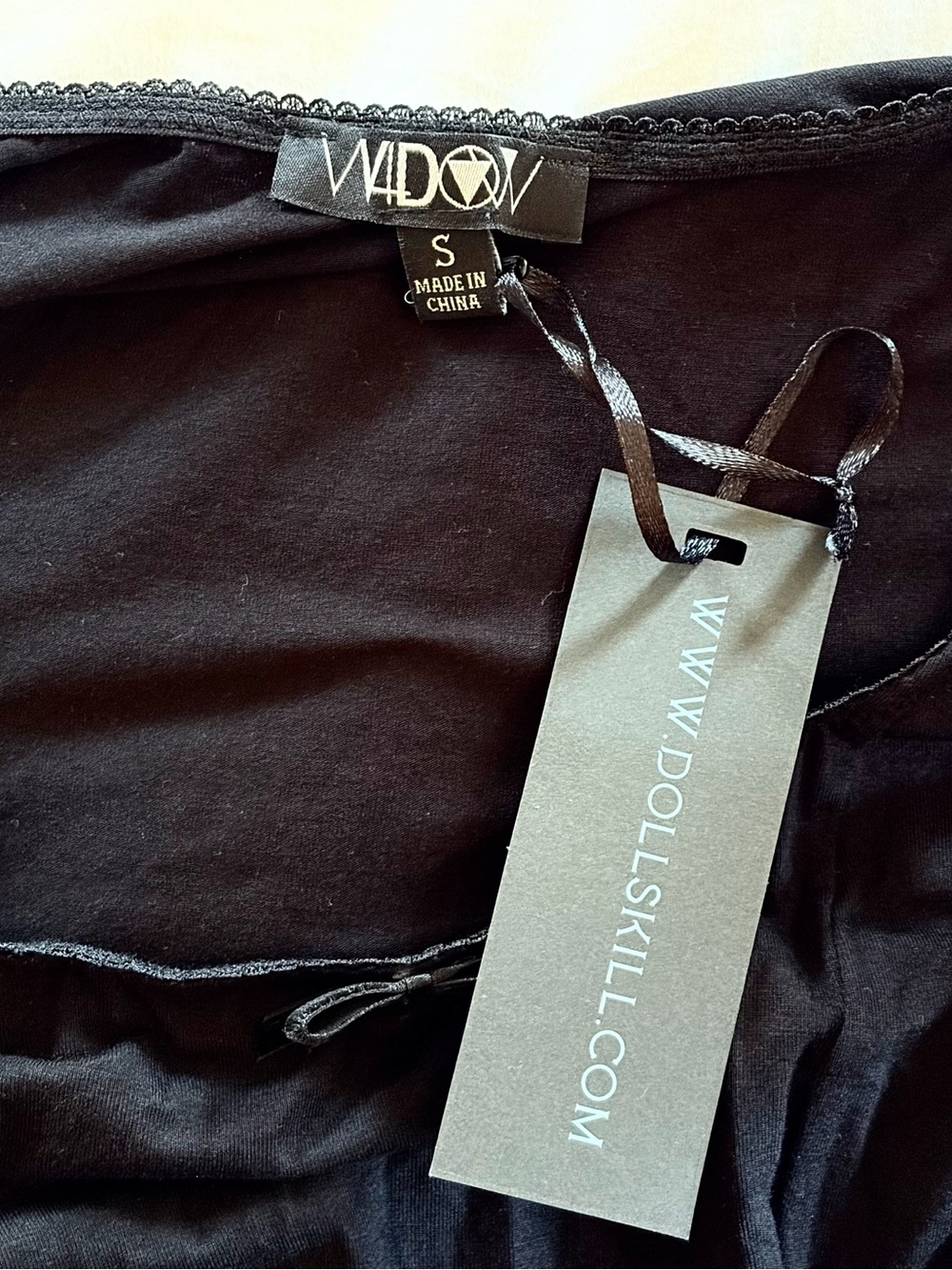 Widow NWT Dolls Kill Invoke The Spirits Bodycon Maxi Dress Black Small S - Picture 4 of 4